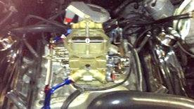 Racing carb installation